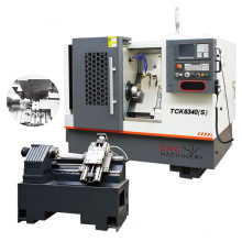 Precio barato pequeño torno automático tck6340s cama inclinada mini torno cnc en venta